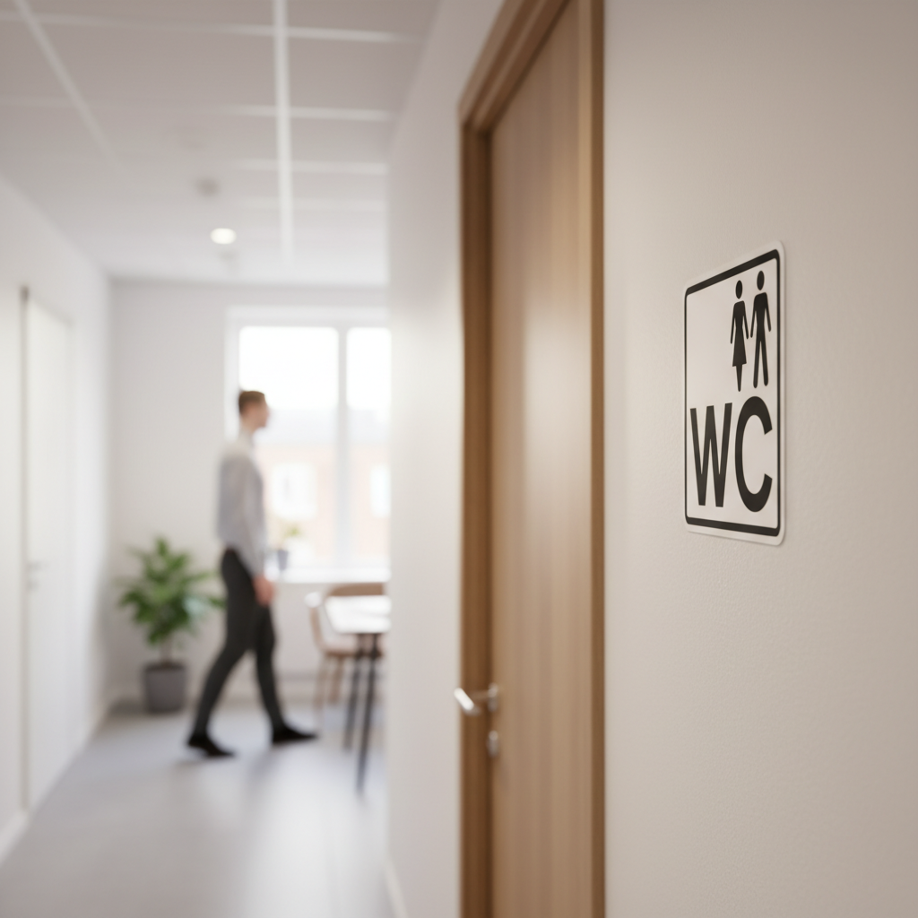 Dame Mand WC Piktogram skilt - Billede 2