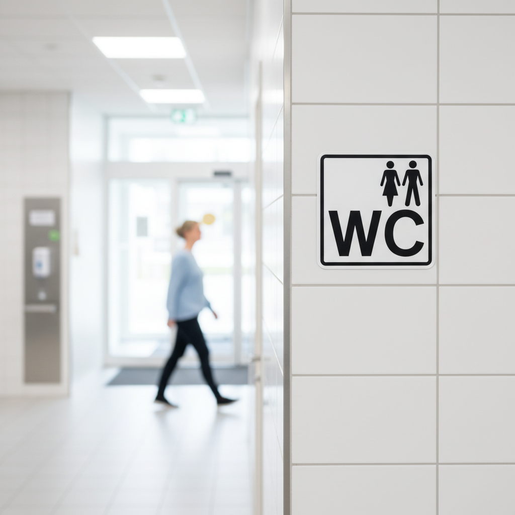 Dame Mand WC Piktogram skilt - Billede 4