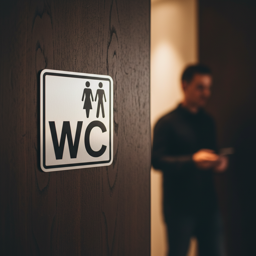 Dame Mand WC Piktogram skilt - Billede 5