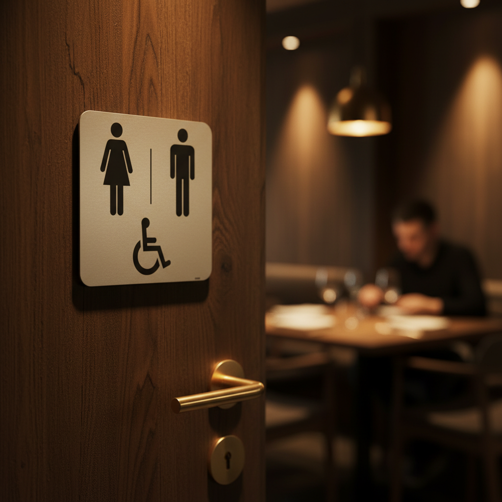 Dame, Herre og Handicap toilet skilt - Billede 4