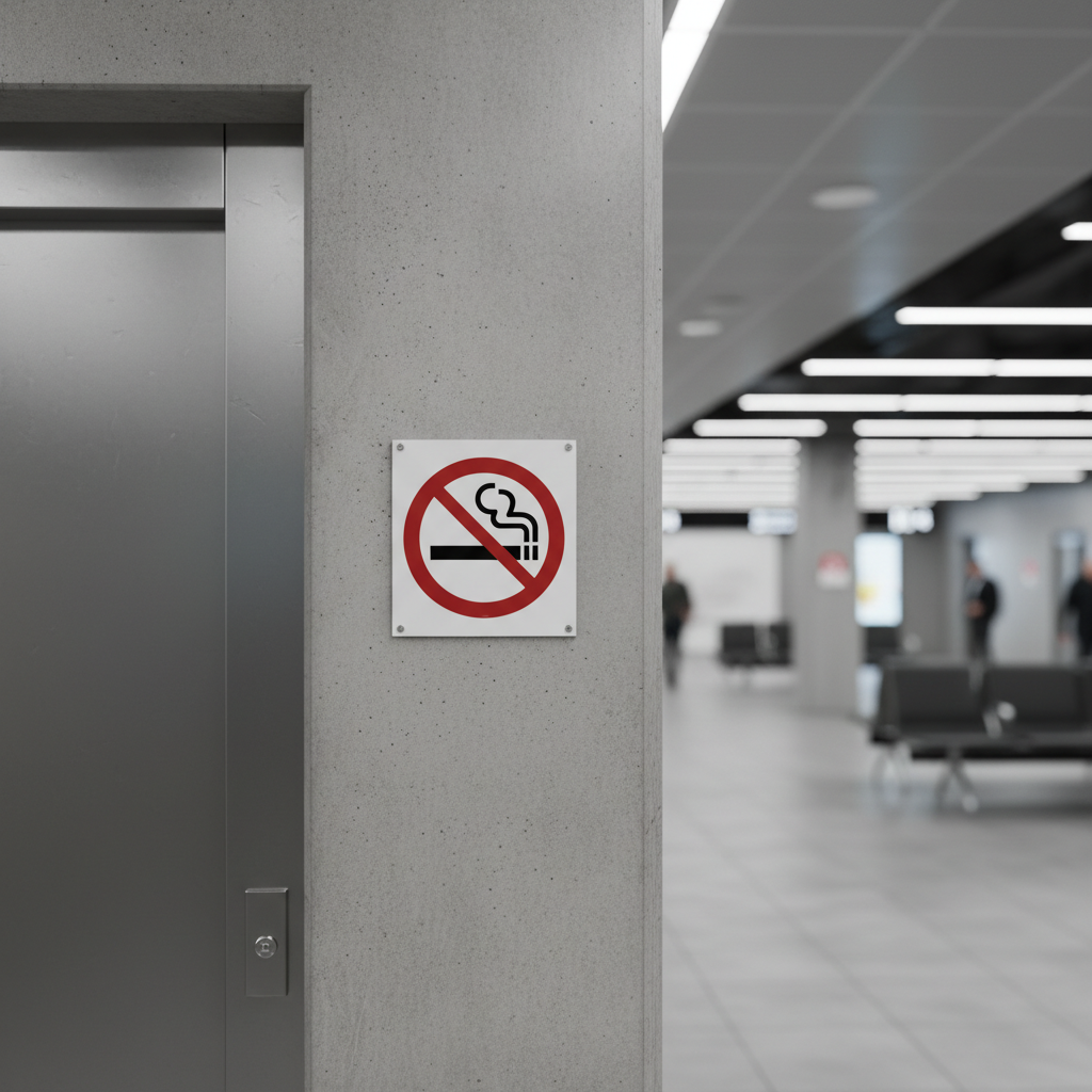 Rygning forbudt skilt - Billede 2