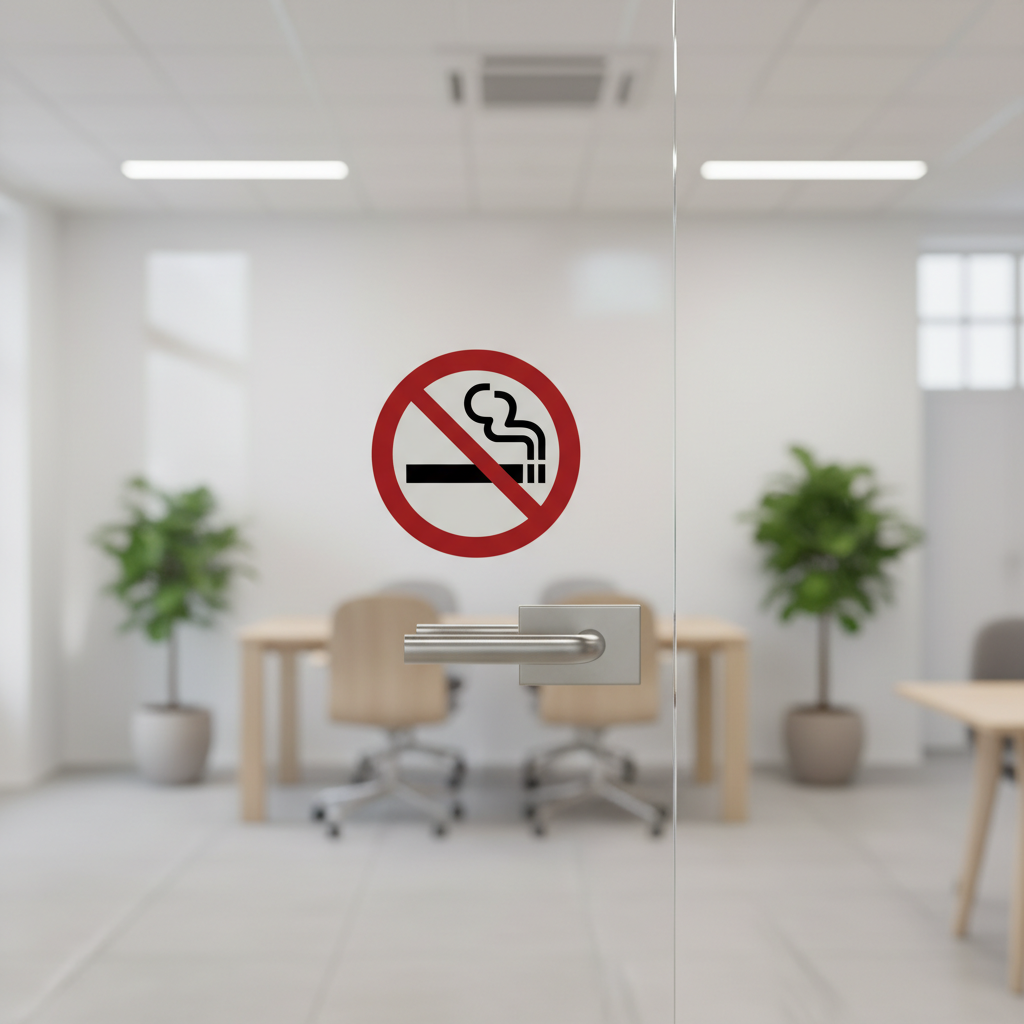Rygning forbudt skilt - Billede 3