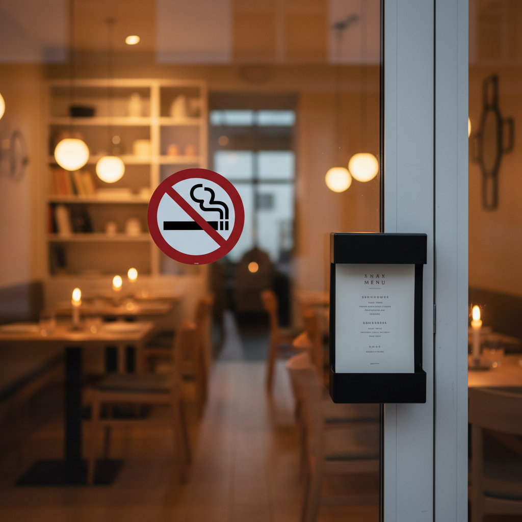 Rygning forbudt skilt - Billede 5