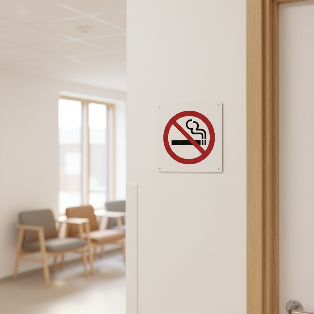 Rygning forbudt skilt - Billede 4