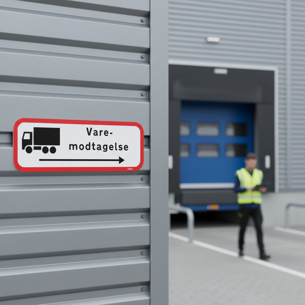 Varemodtagelse til højre skilt - Billede 5