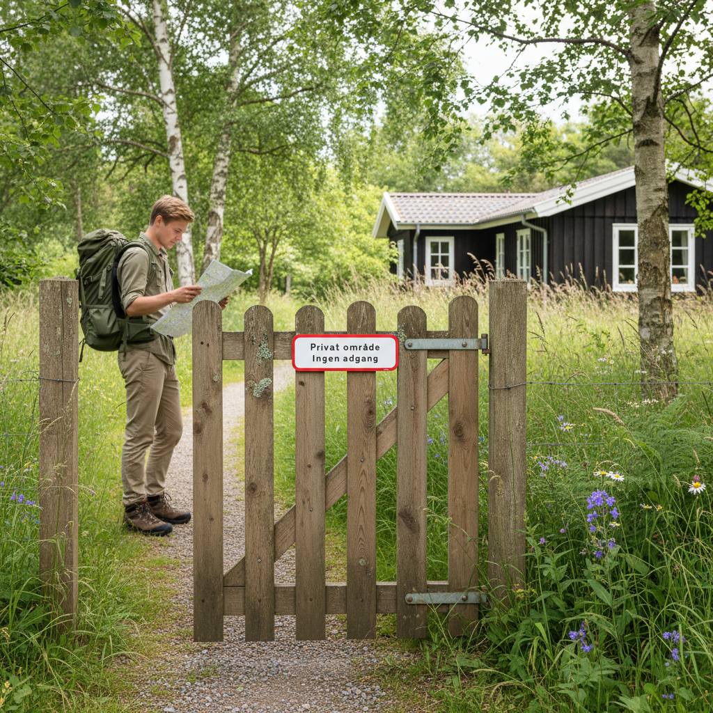 Privat område ingen adgang skilt - Billede 4