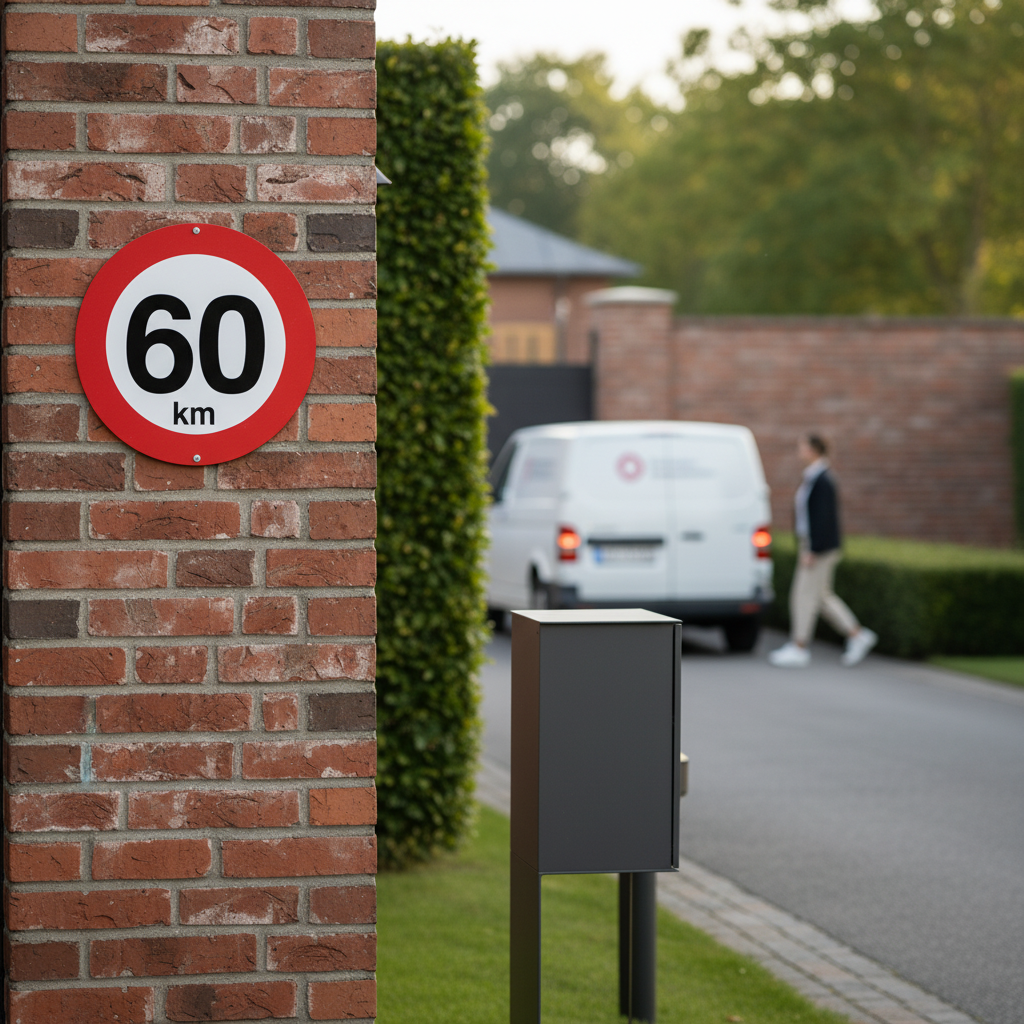C55 Hastighedsbegrænsning 60 km skilt - Billede 3