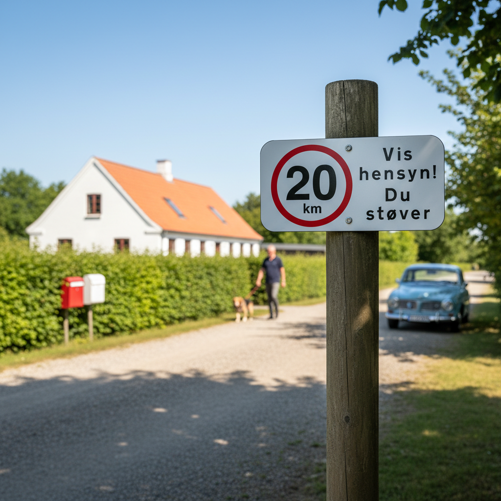 20 km Vis hensyn! Du støver skilt - Billede 3