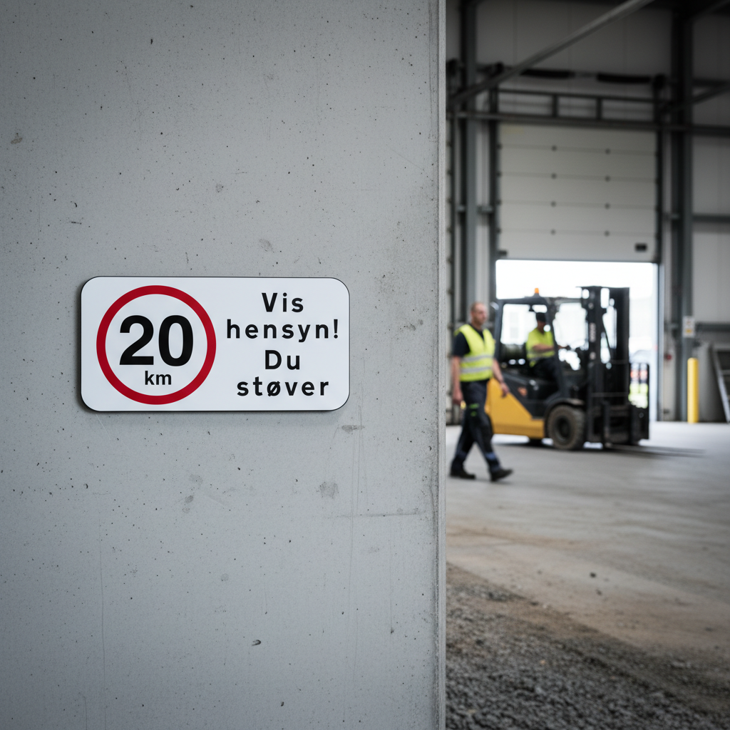 20 km Vis hensyn! Du støver skilt - Billede 4