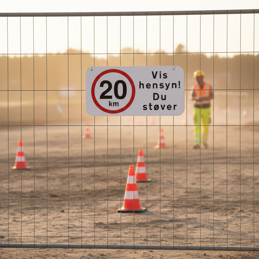 20 km Vis hensyn! Du støver skilt - Billede 5