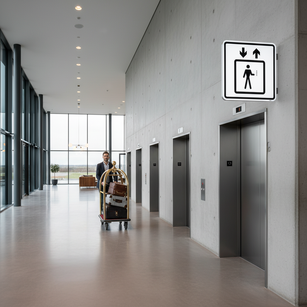 Elevator - piktogram skilt - Billede 2