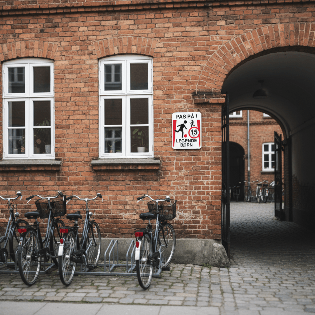 Pas på legende børn 15 km skilt - Billede 4