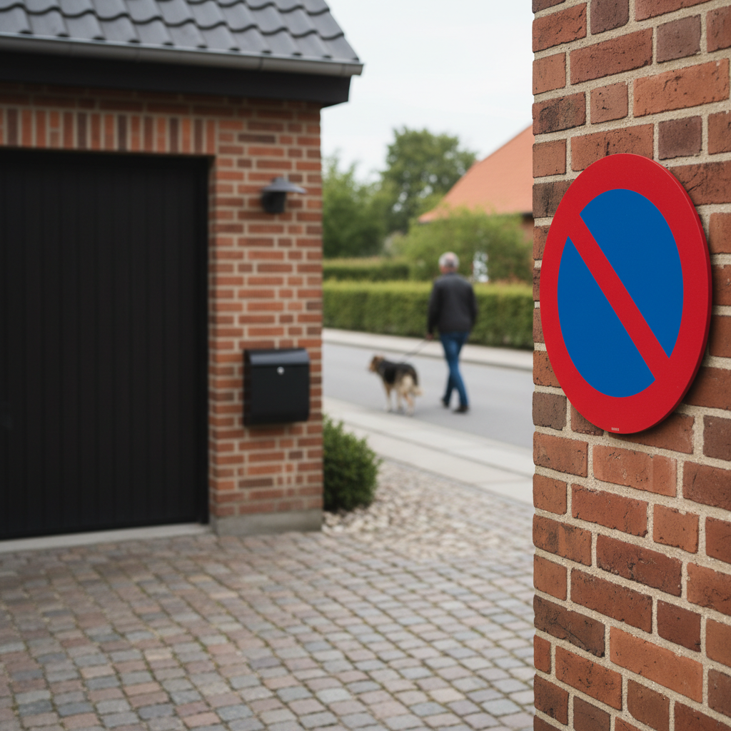 C62 - Parkering forbudt skilt - Billede 3