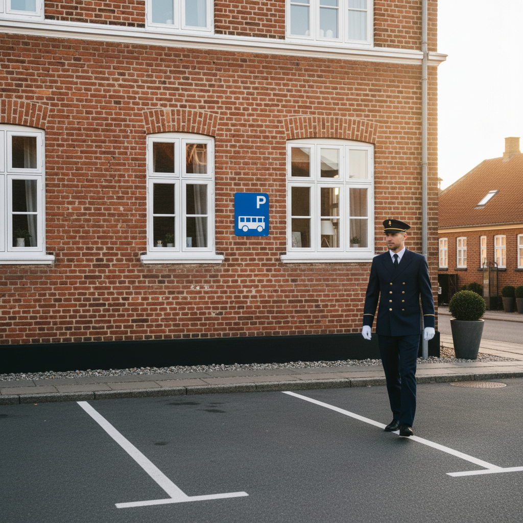 Parkerings skilt P bus skilt - Billede 2