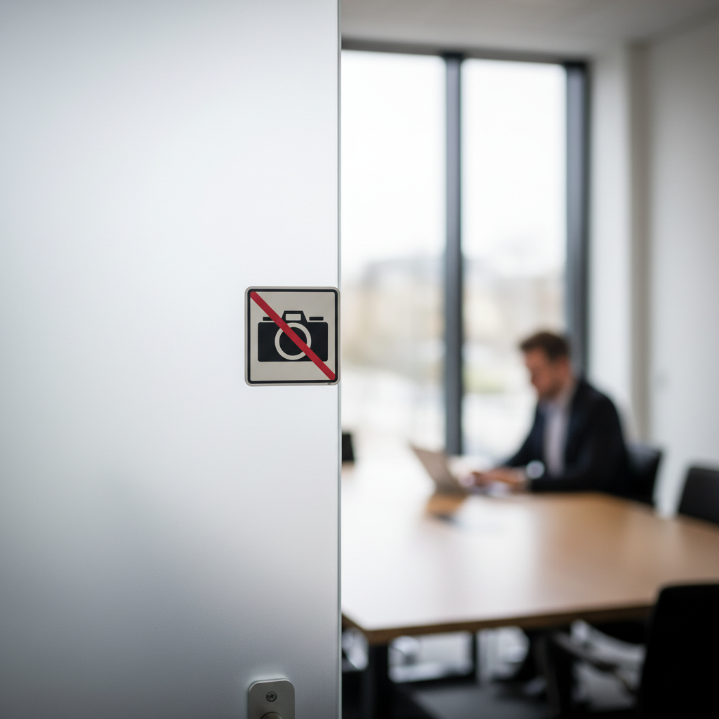 Foto forbud piktogram skilt - Billede 2