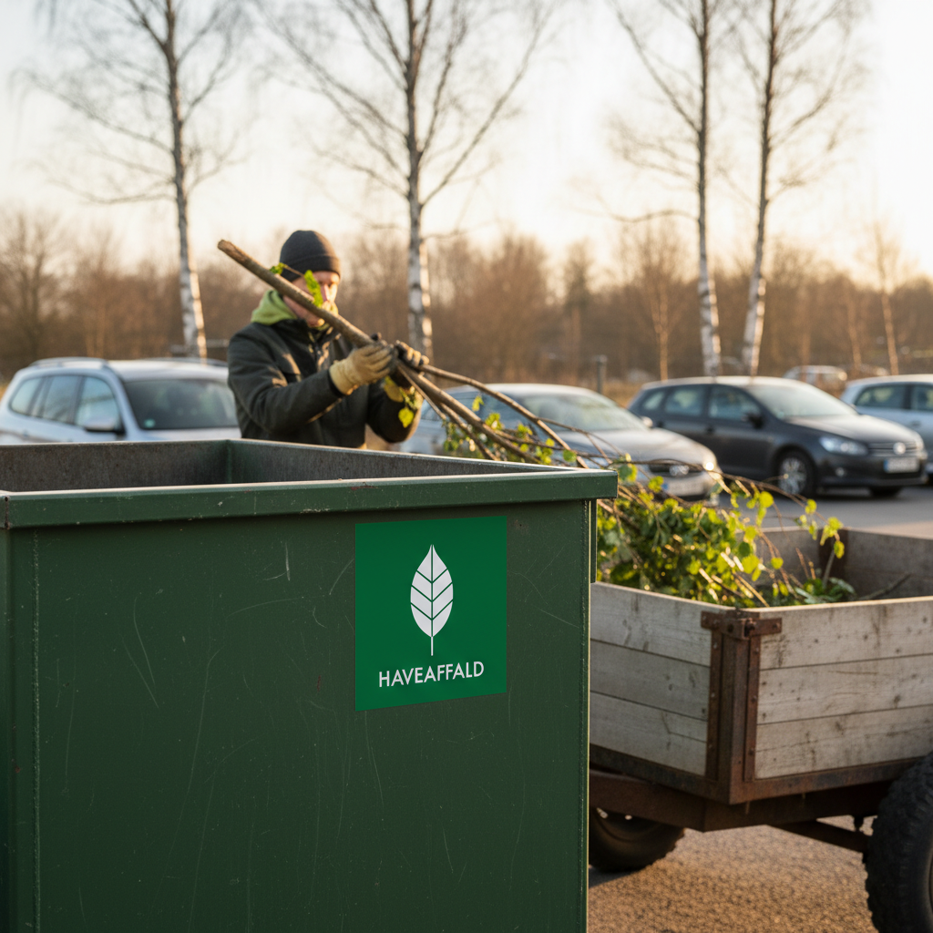 Haveaffald skilt - Dansk Affaldssortering - Billede 5