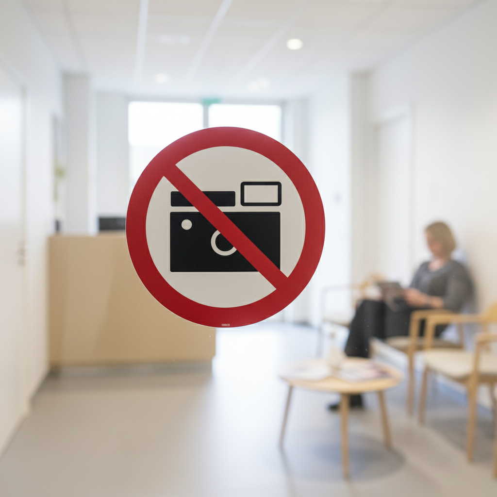 Foto forbud skilt - Billede 9