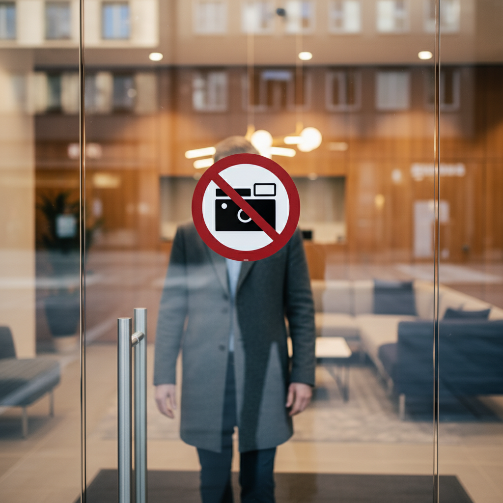 Foto forbud skilt - Billede 2