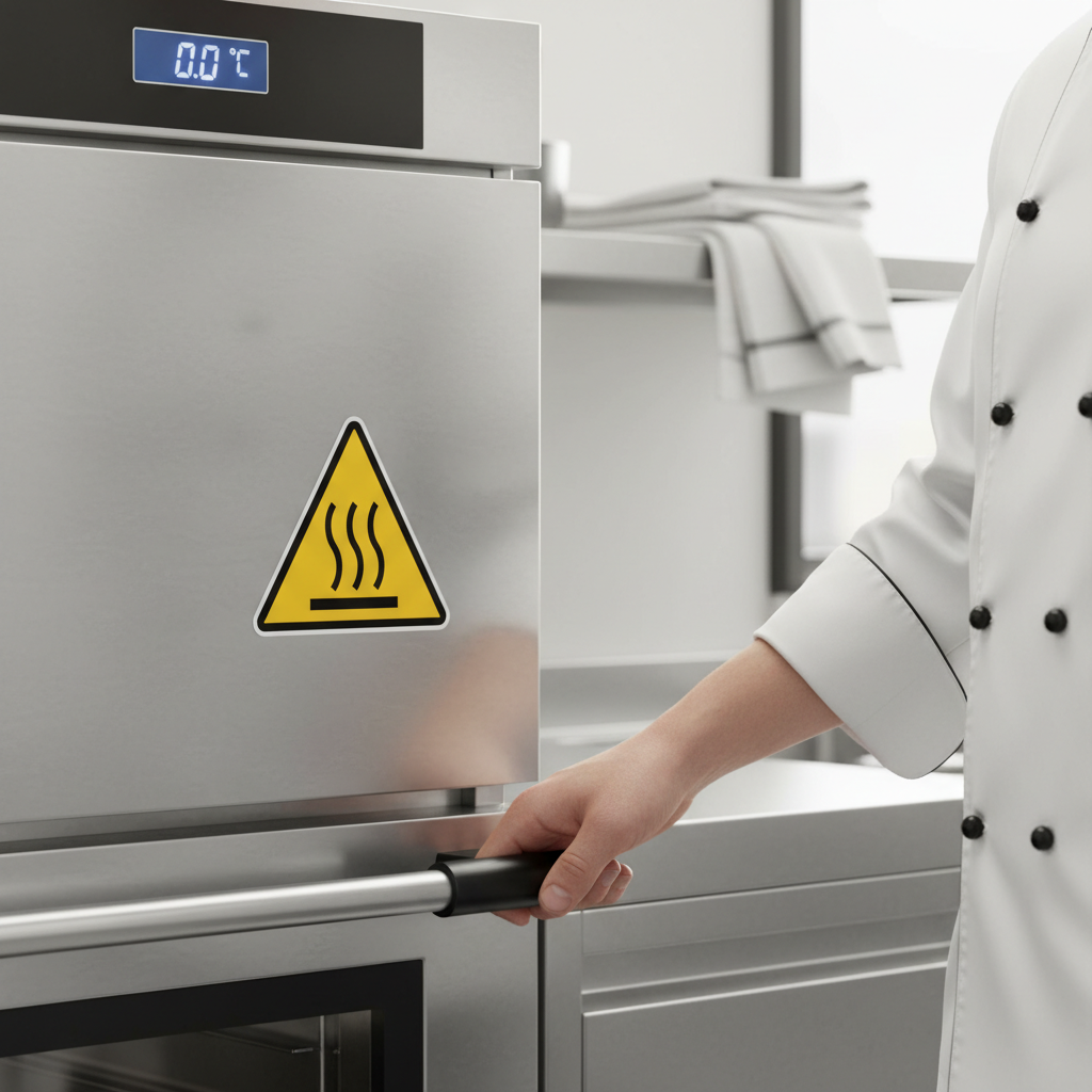 Varm overflade skilt ISO W017 - Billede 5