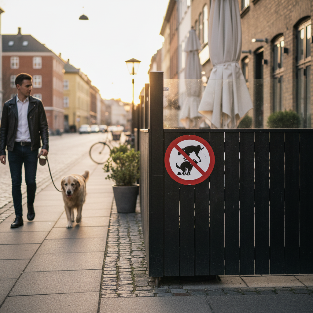 Hundelorte og tisse forbudt skilt - Billede 5
