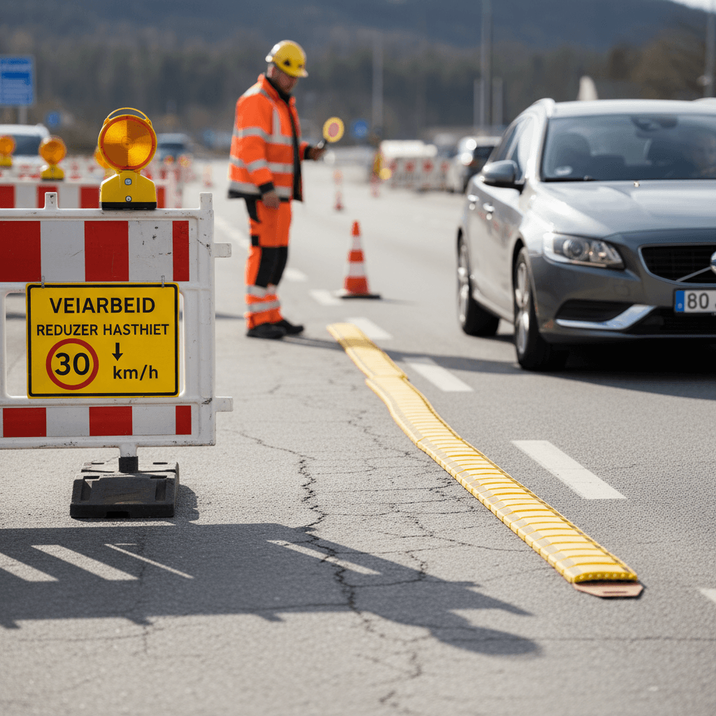 Rullebump - Mobilt vejbump 3 meter - Billede 2