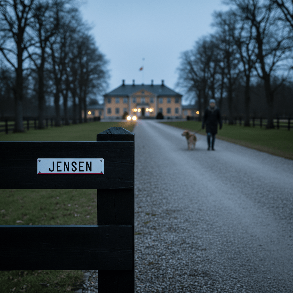 Nummerplade skilt med navn - Billede 4