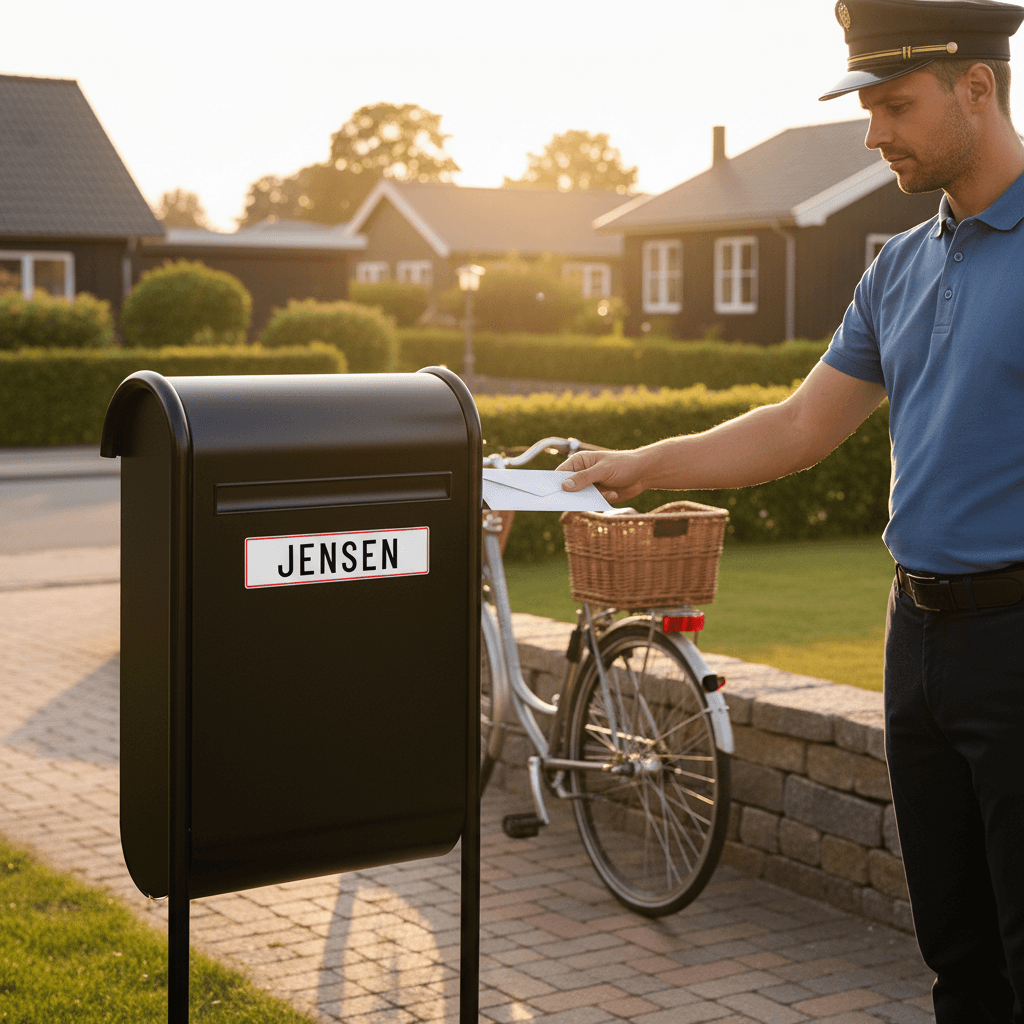 Nummerplade skilt med navn - Billede 5
