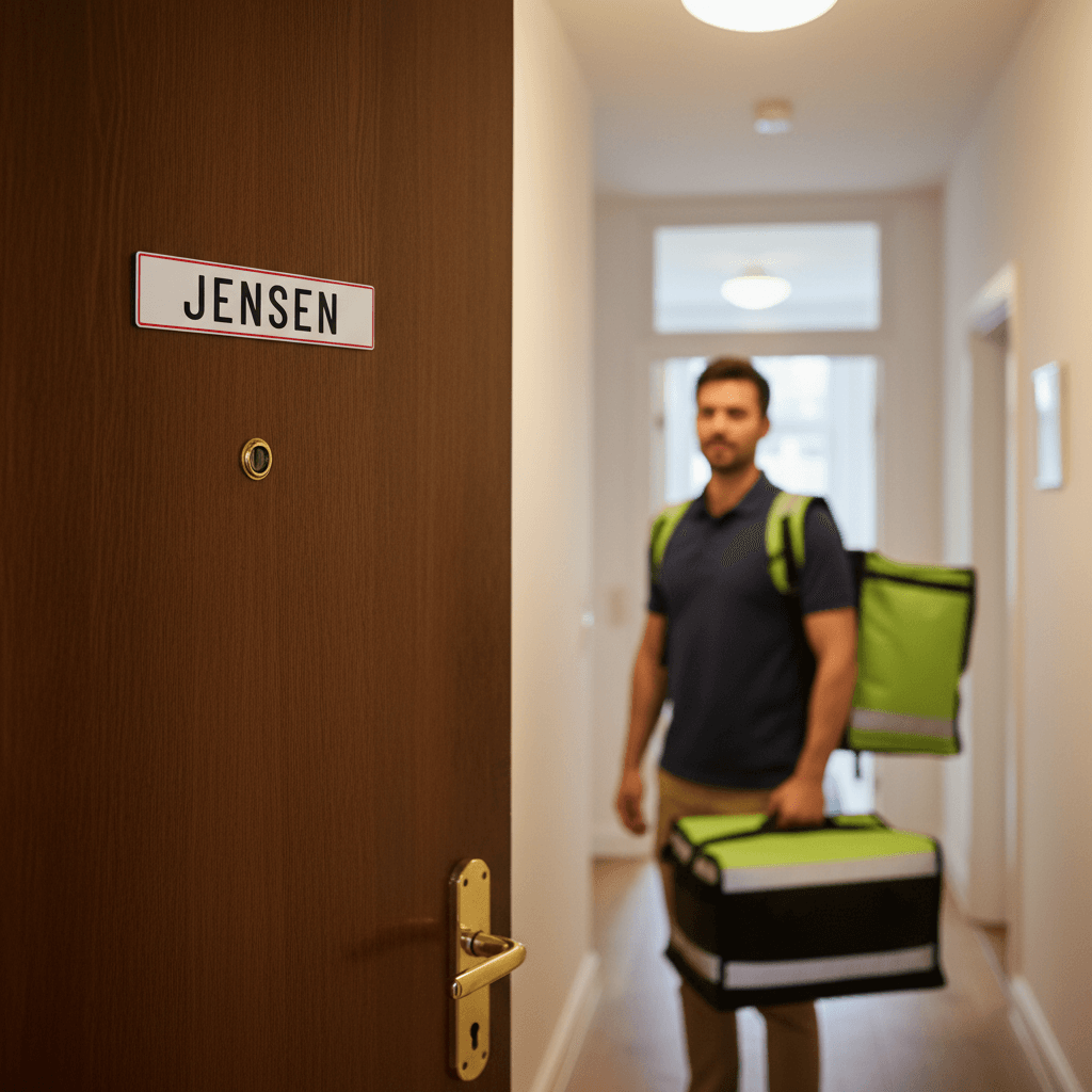 Nummerplade skilt med navn - Billede 2