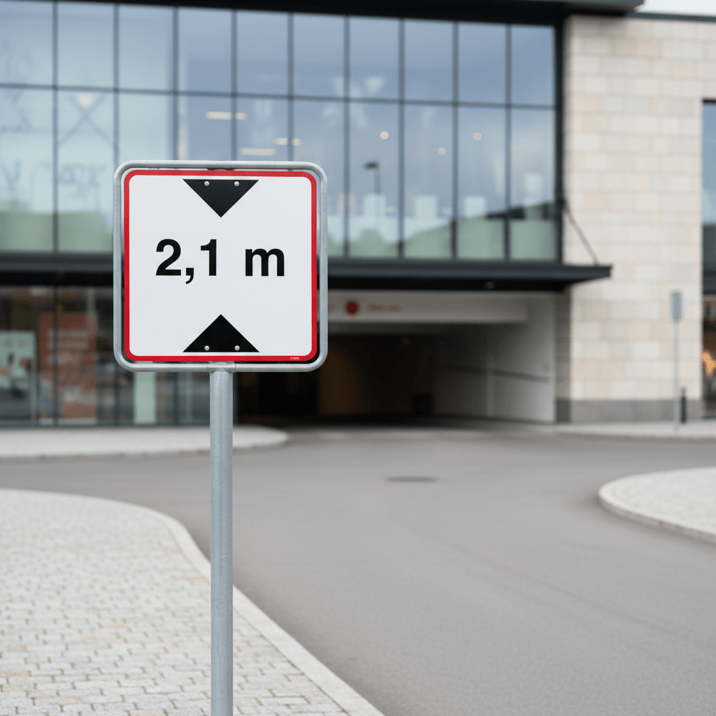 Højde angivelse skilt - Billede 2