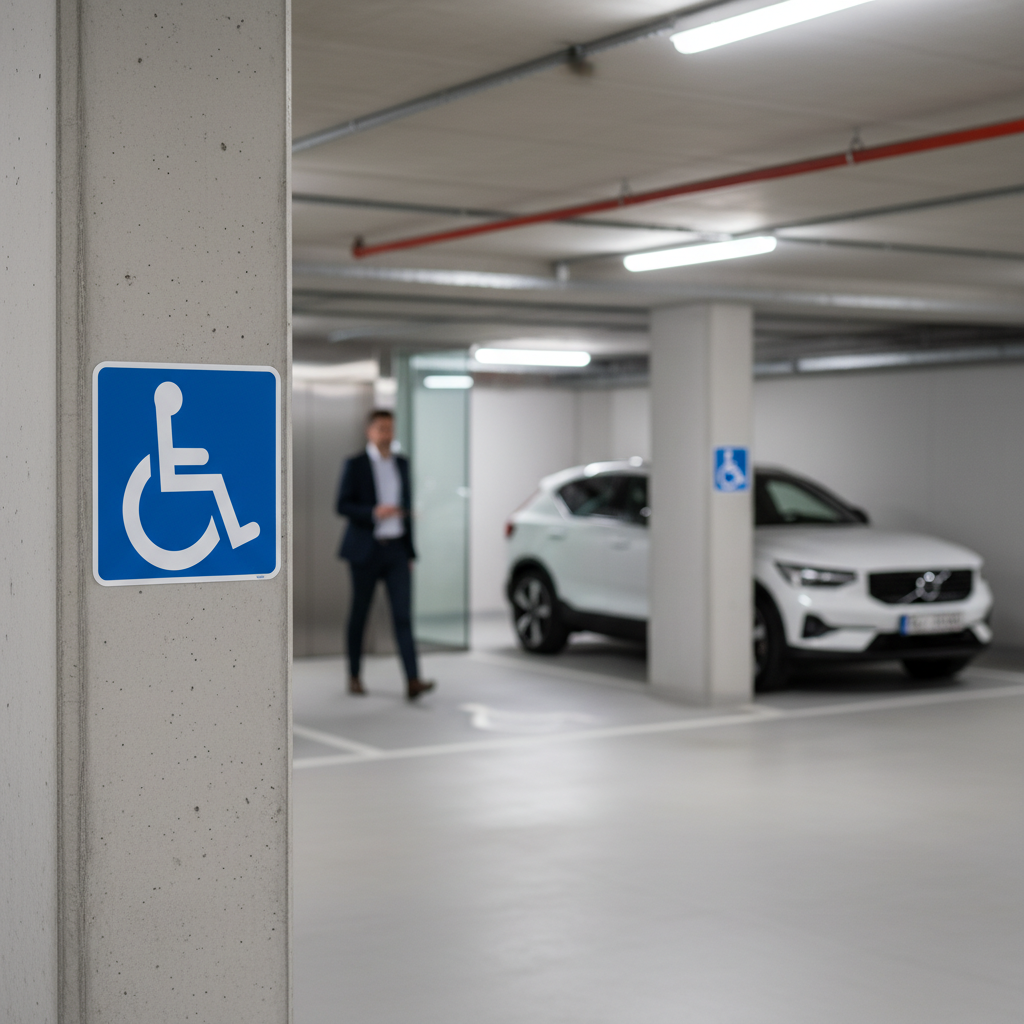 Handicap Piktogram skilt - Billede 3