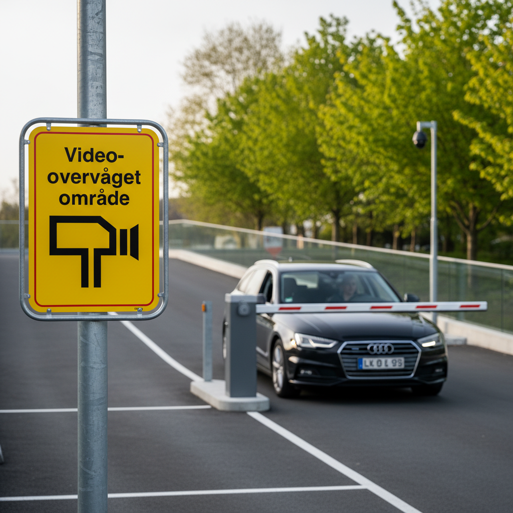 Videoovervåget Område skilt - Billede 5
