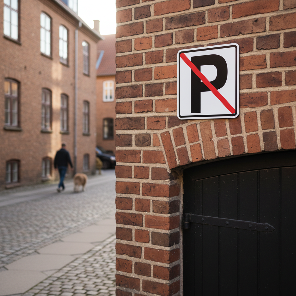 P forbudt - piktogram skilt - Billede 3