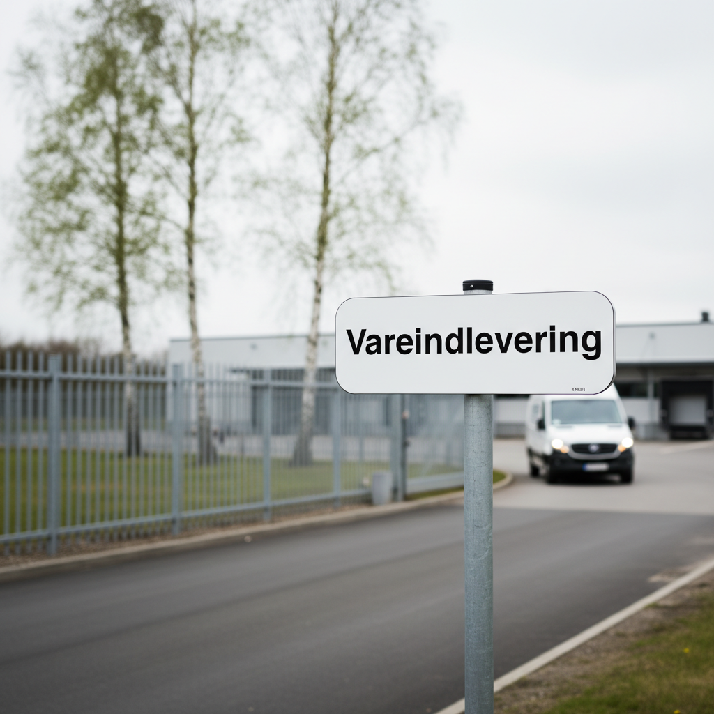 Vareindlevering skilt - Billede 5