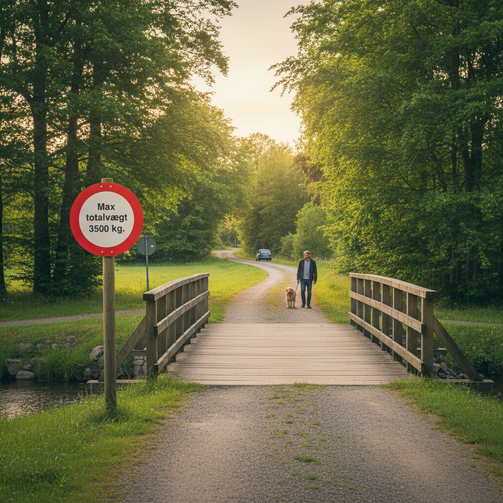 Max totalvægt 3500 kg skilt - Billede 2