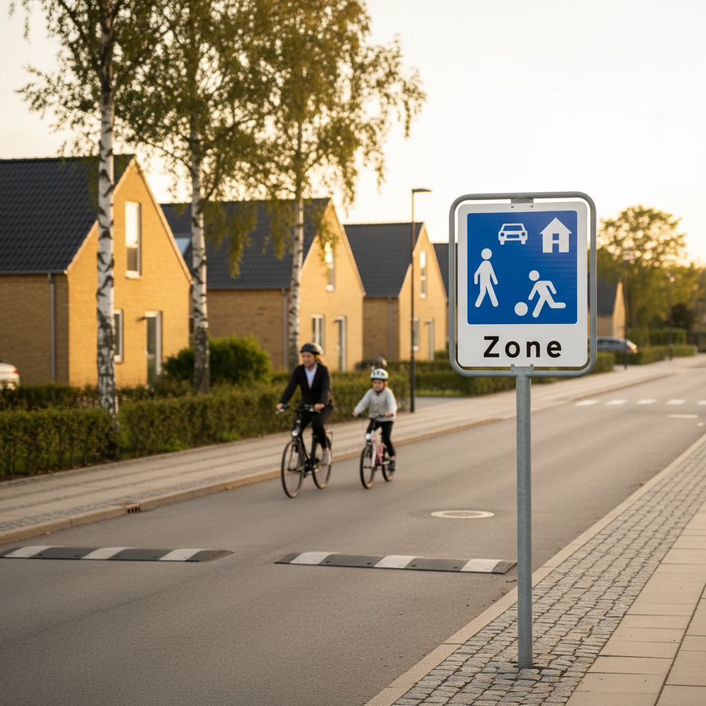 E51 - Opholds- og legeområde skilt - Billede 4