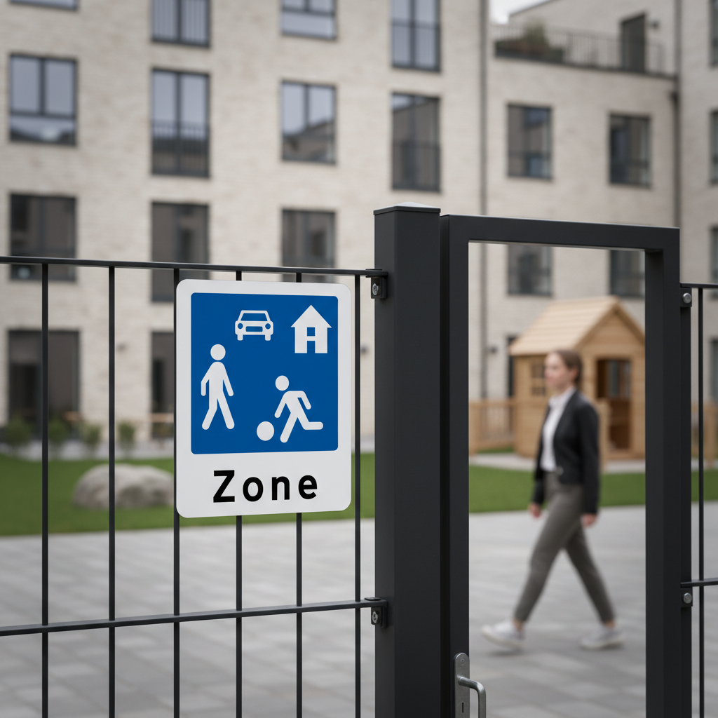 E51 - Opholds- og legeområde skilt - Billede 3