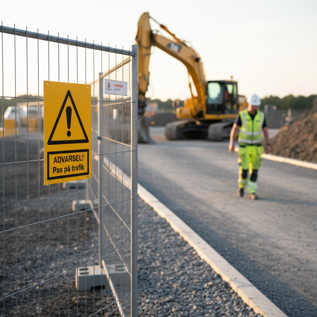Advarsel Pas på trafik skilt - Billede 3