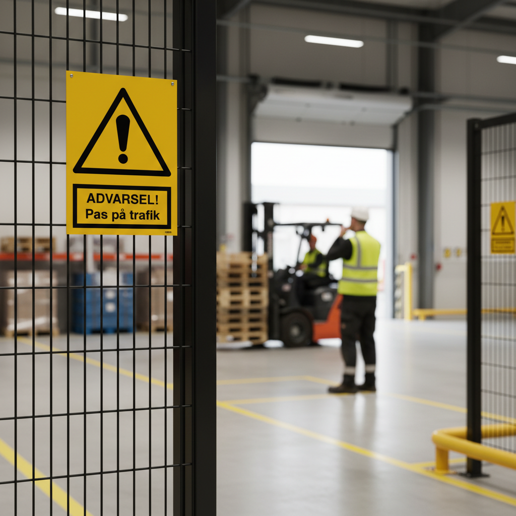 Advarsel Pas på trafik skilt - Billede 5