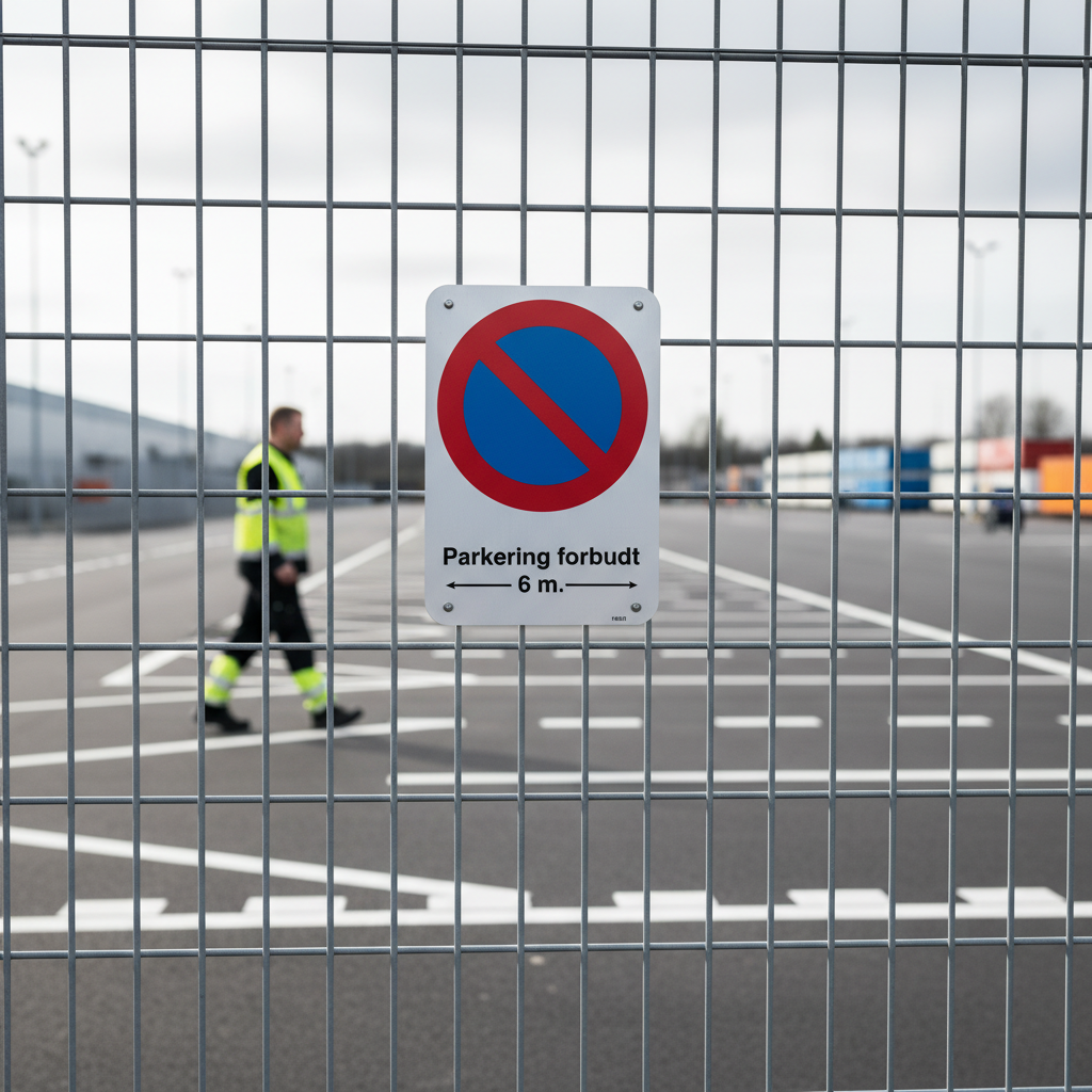 Parkering forbudt 6 m pil skilt - Billede 4