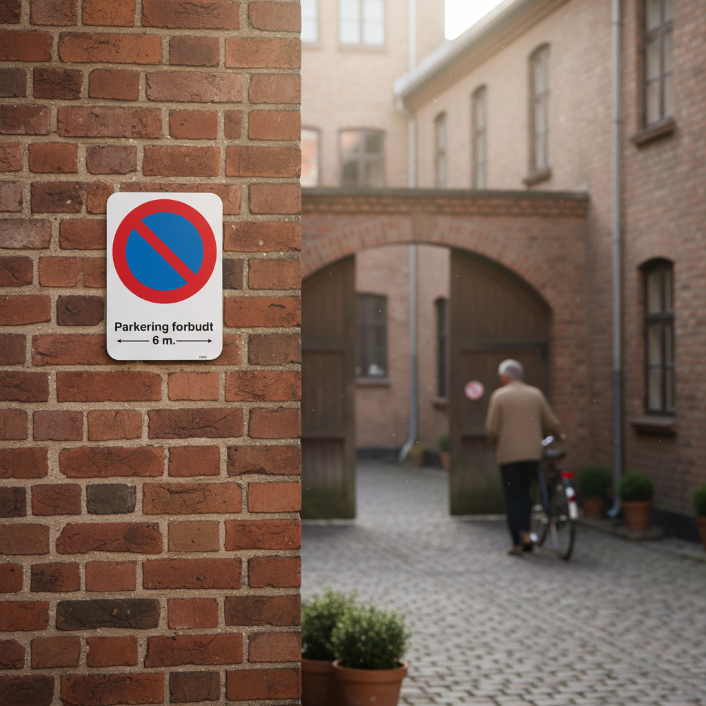 Parkering forbudt 6 m pil skilt - Billede 3