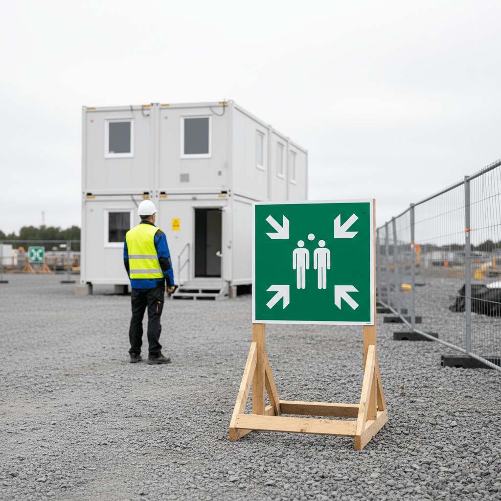 E005 Samlingspunkt skilt - Billede 5