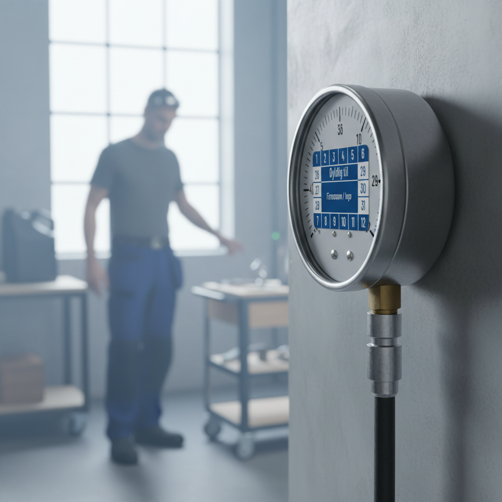 Kalibreringsmærker med 'Gyldig til' i flere farver, Selvklæbende, 50x30mm - Billede 2