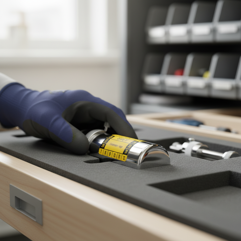 Kalibreringsmærker med 'Gyldig til' i flere farver, Selvklæbende, 50x30mm - Billede 4