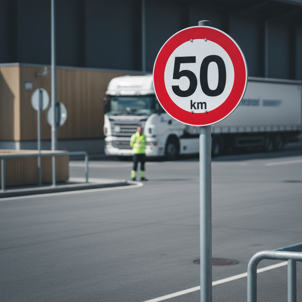 C55 Hastighedbegrænsning 50 km skilt - Billede 2