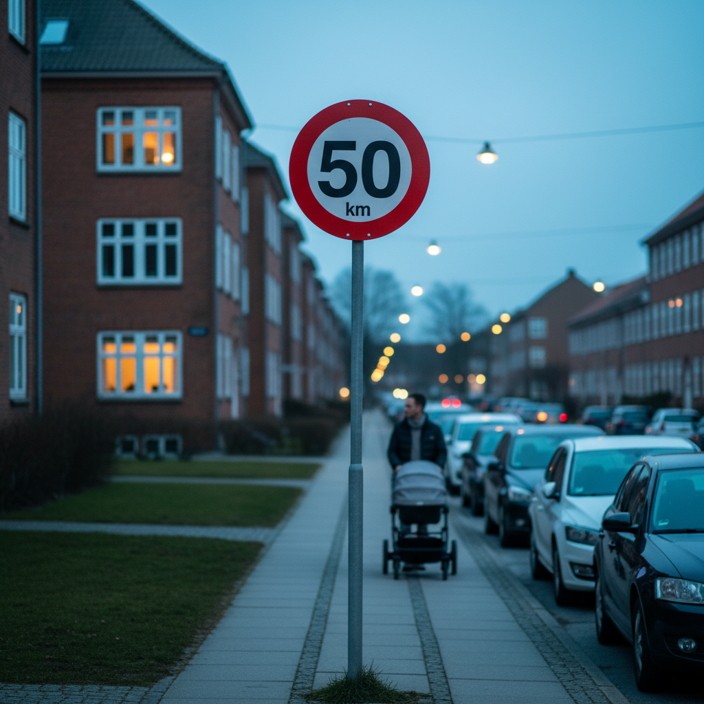 C55 Hastighedbegrænsning 50 km skilt - Billede 5
