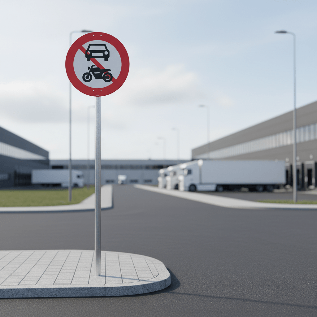 C22,1 - Motorkøretøjer, traktor og motorredskab forbudt skilt - Billede 8