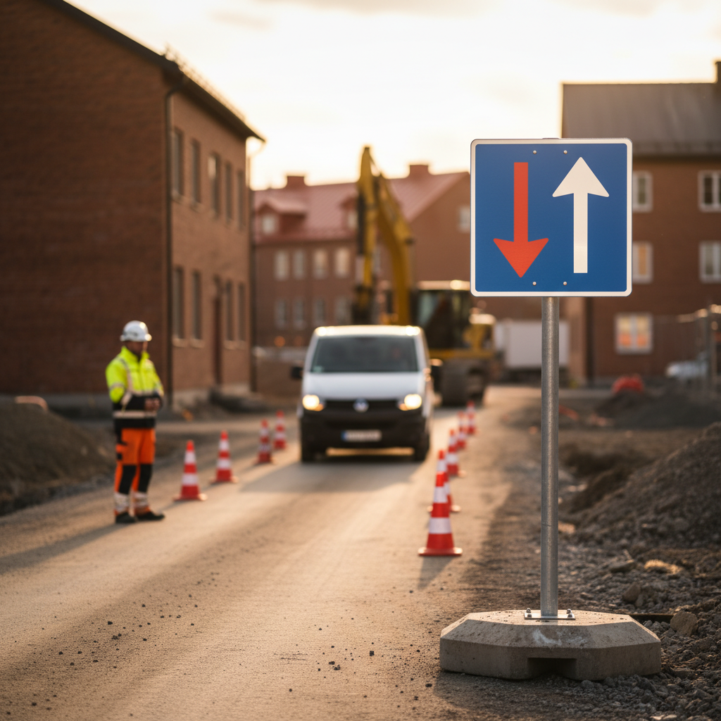 B19 Vigepligtstavle skilt - Billede 3