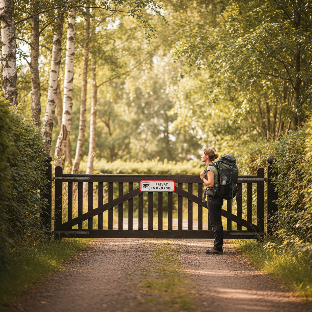 Overvåget område Privat indkørsel skilt - Billede 5