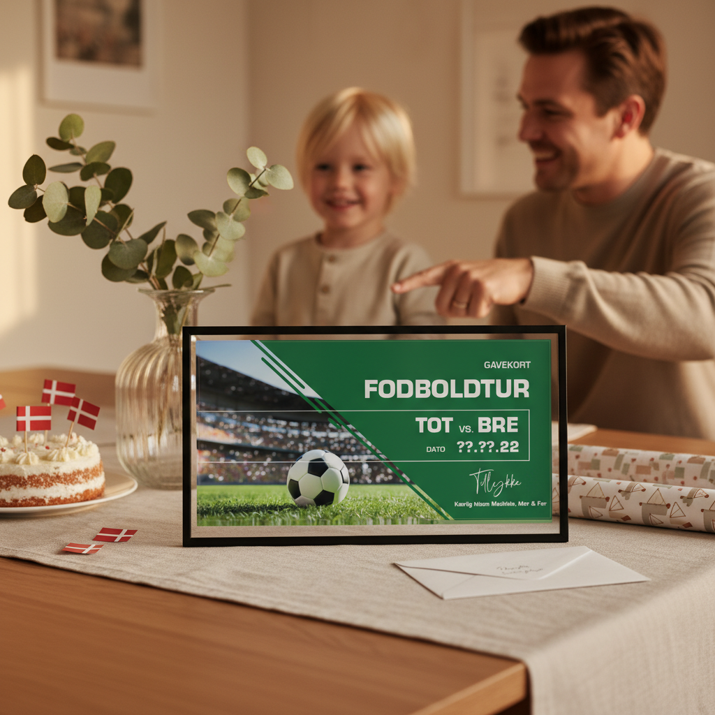 Gavekort Fodbold - Billede 3