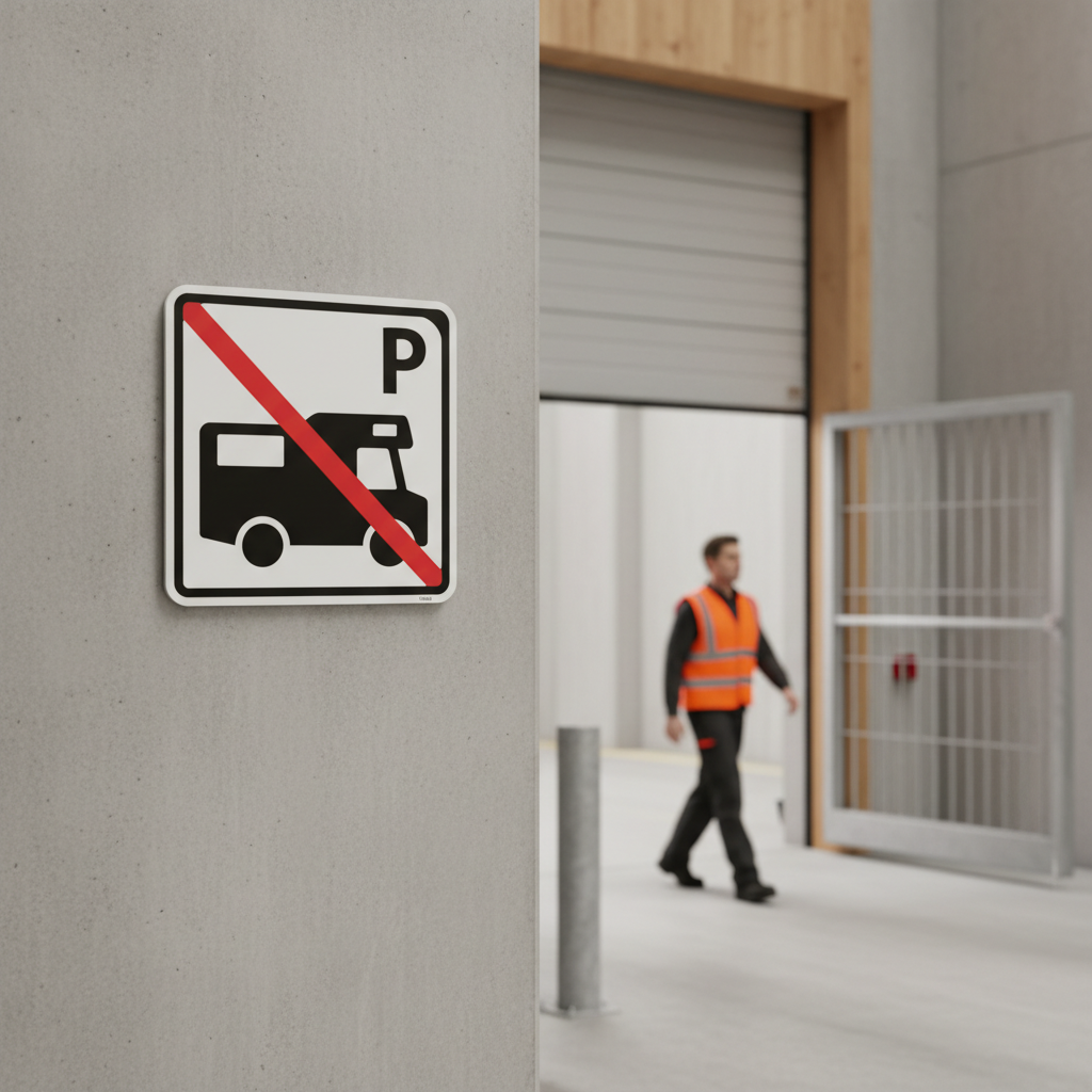 Autocamper P parkering forbudt skilt - Billede 8